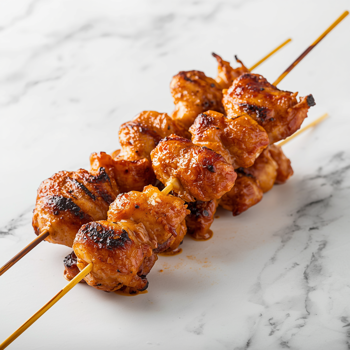 Brochettes de Poulet Marinées